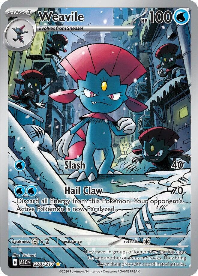 Weavile 228/217 (ME: Ascended Heroes)  - Holofoil | Good Games Morley