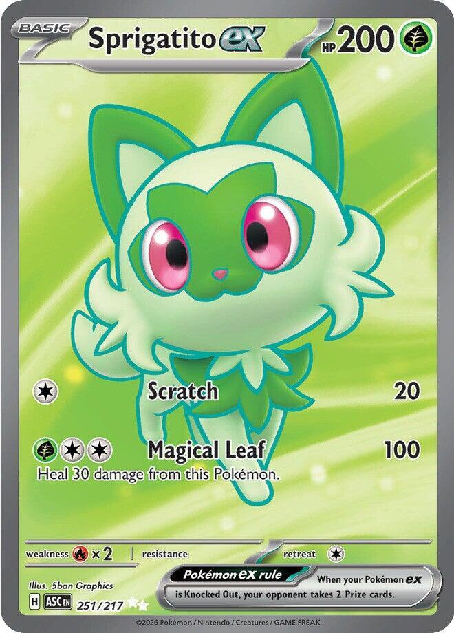 Sprigatito ex 251/217 (ME: Ascended Heroes)  - Holofoil | Good Games Morley