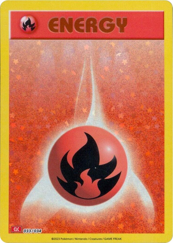 Basic Fire Energy 033/034 (Trading Card Game Classic)  - Holofoil | Good Games Morley