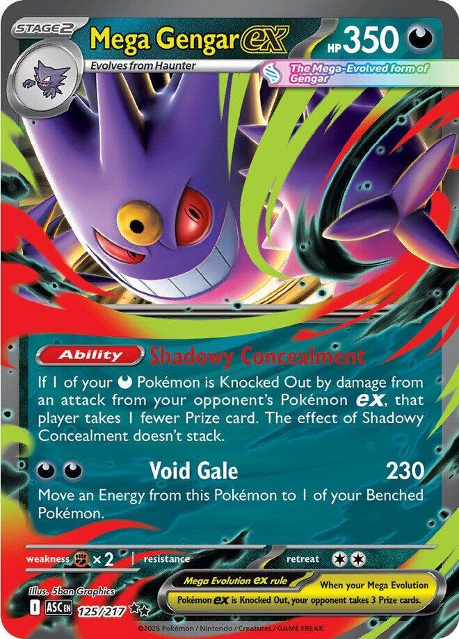 Mega Gengar ex 125/217 (ME: Ascended Heroes)  - Holofoil | Good Games Morley