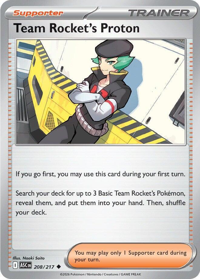 Team Rocket's Proton 208/217 (ME: Ascended Heroes)  - Reverse Holofoil | Good Games Morley