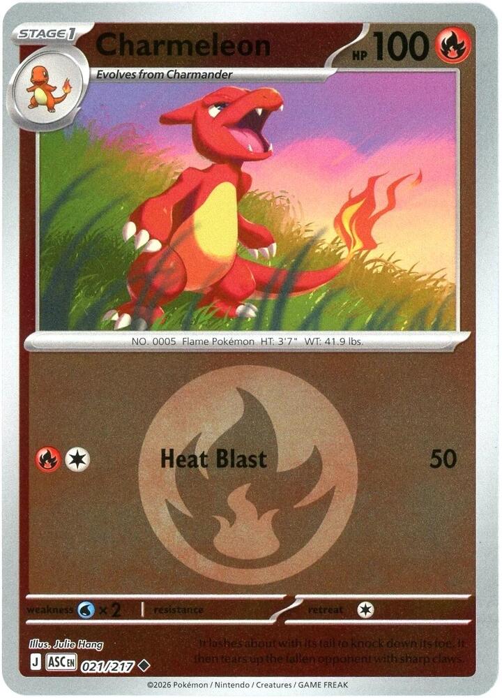 Charmeleon 021/217 (ME: Ascended Heroes)  - Energy Holofoil | Good Games Morley