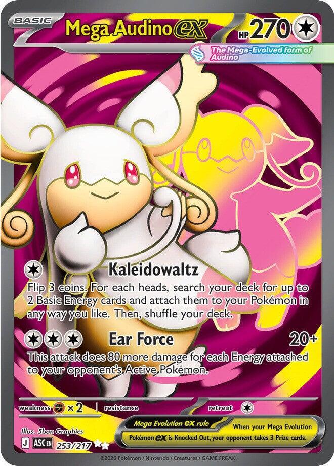 Mega Audino ex 253/217 (ME: Ascended Heroes)  - Holofoil | Good Games Morley