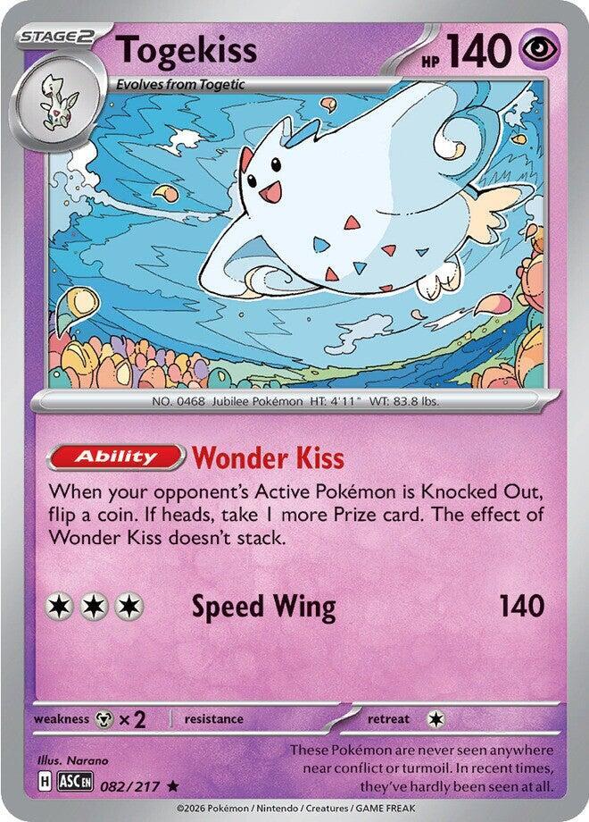 Togekiss 082/217 (ME: Ascended Heroes)  - Holofoil | Good Games Morley