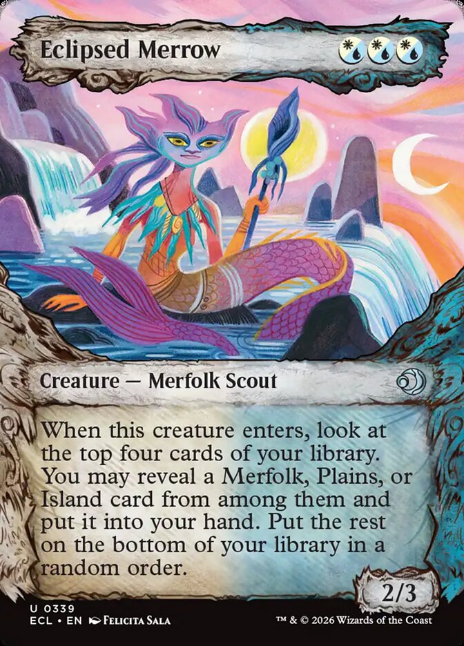 Eclipsed Merrow  339/273 (Lorwyn Eclipsed)  - Showcase Foil | Good Games Morley