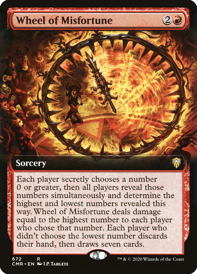 Wheel of Misfortune 672 (Commander Legends)  - Extended Art Foil | Good Games Morley
