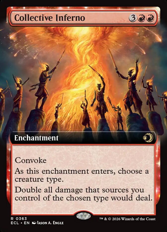 Collective Inferno 363 (Lorwyn Eclipsed)  - Extended Art | Good Games Morley