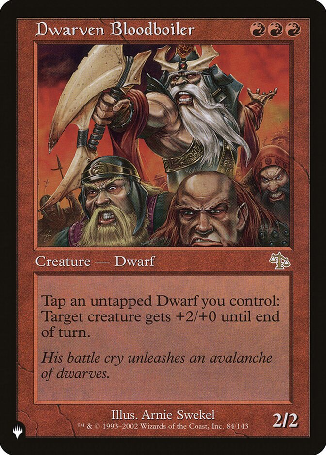 Dwarven Bloodboiler JUD-84/5075 (The List Reprints)  | Good Games Morley