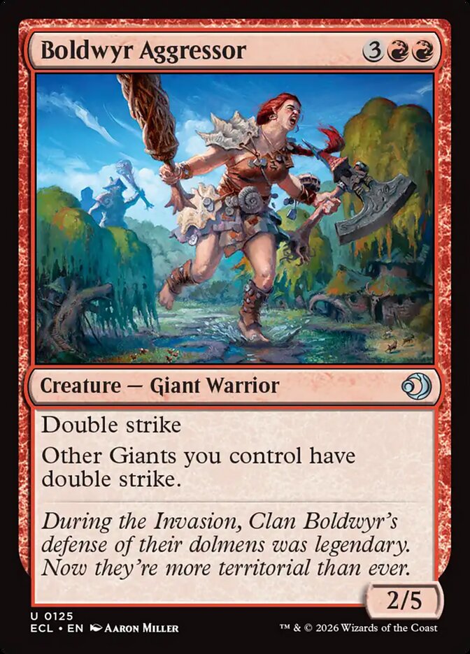 Boldwyr Aggressor 125/273 (Lorwyn Eclipsed)  - Foil | Good Games Morley