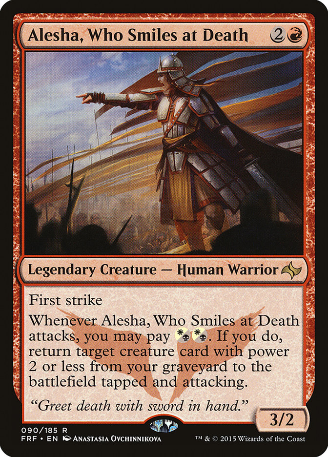 Alesha, Who Smiles at Death 90/185 (Fate Reforged)  - Foil | Good Games Morley
