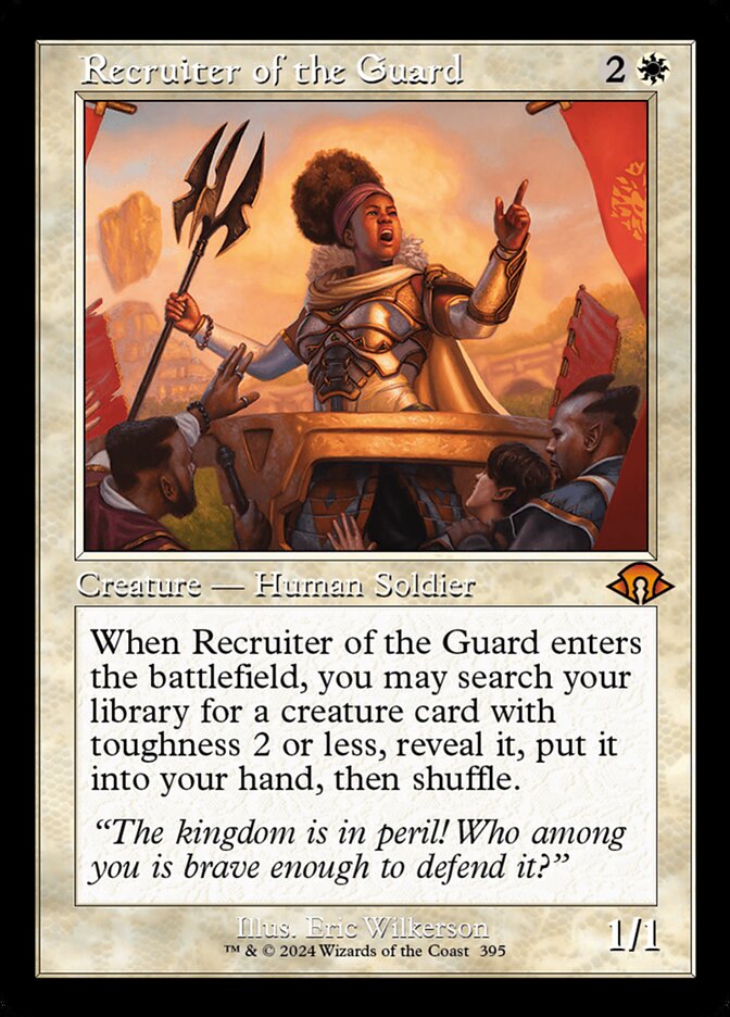 Recruiter of the Guard 395/319 (Modern Horizons 3)  - Retro | Good Games Morley