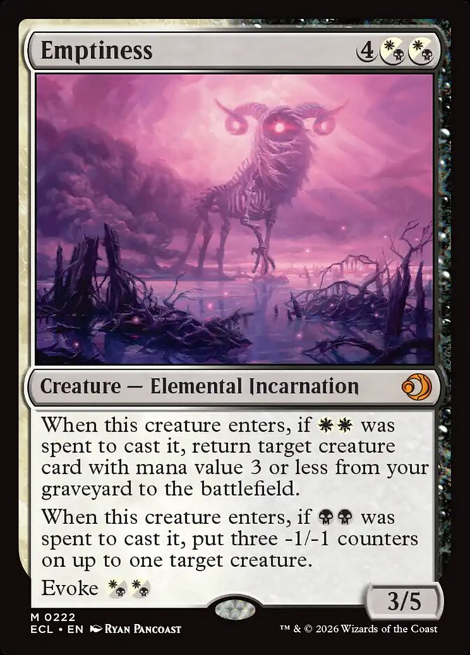 Emptiness 222 (Lorwyn Eclipsed)  - Foil | Good Games Morley