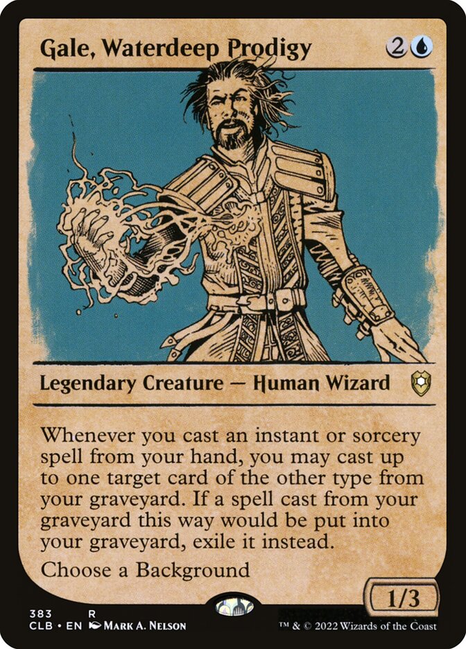 Gale Waterdeep Prodigy Showcase 383 (Commander Legends: Battle for Baldur's Gate)  | Good Games Morley