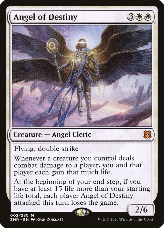 Angel of Destiny 2 (Zendikar Rising)  - Foil | Good Games Morley