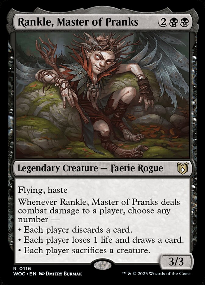 Rankle, Master of Pranks 116/173 (Commander: Wilds of Eldraine)  | Good Games Morley
