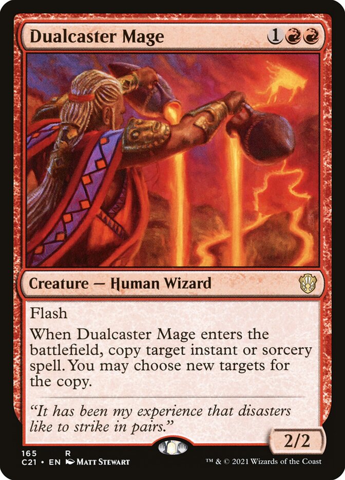 Dualcaster Mage 165 (Commander 2021)  | Good Games Morley