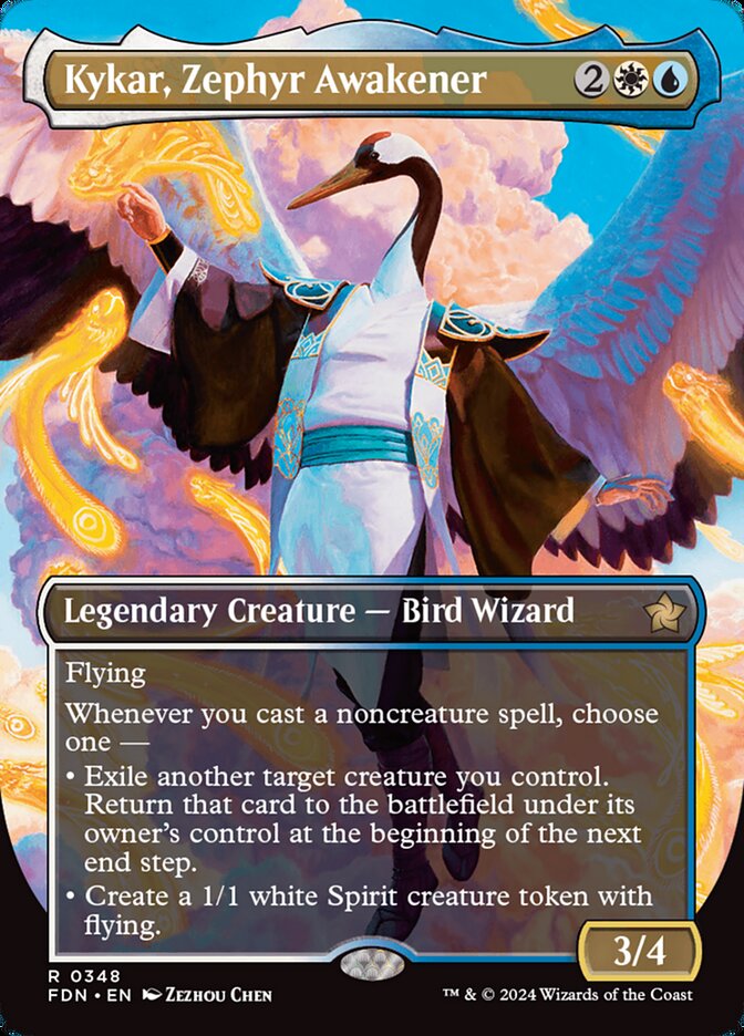 Kykar, Zephyr Awakener 348/291 (Foundations)  - Borderless | Good Games Morley