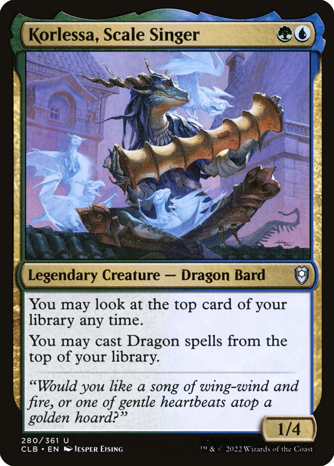 Korlessa Scale Singer 280 (Commander Legends: Battle for Baldur's Gate)  | Good Games Morley