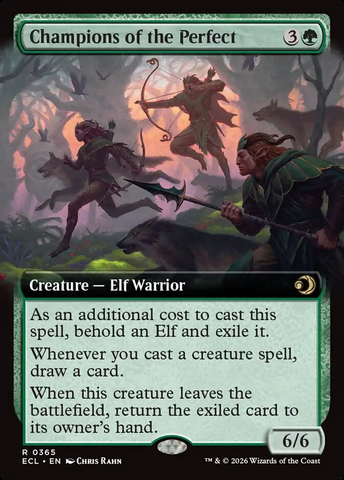 Champions of the Perfect 365 (Lorwyn Eclipsed)  - Extended Art | Good Games Morley