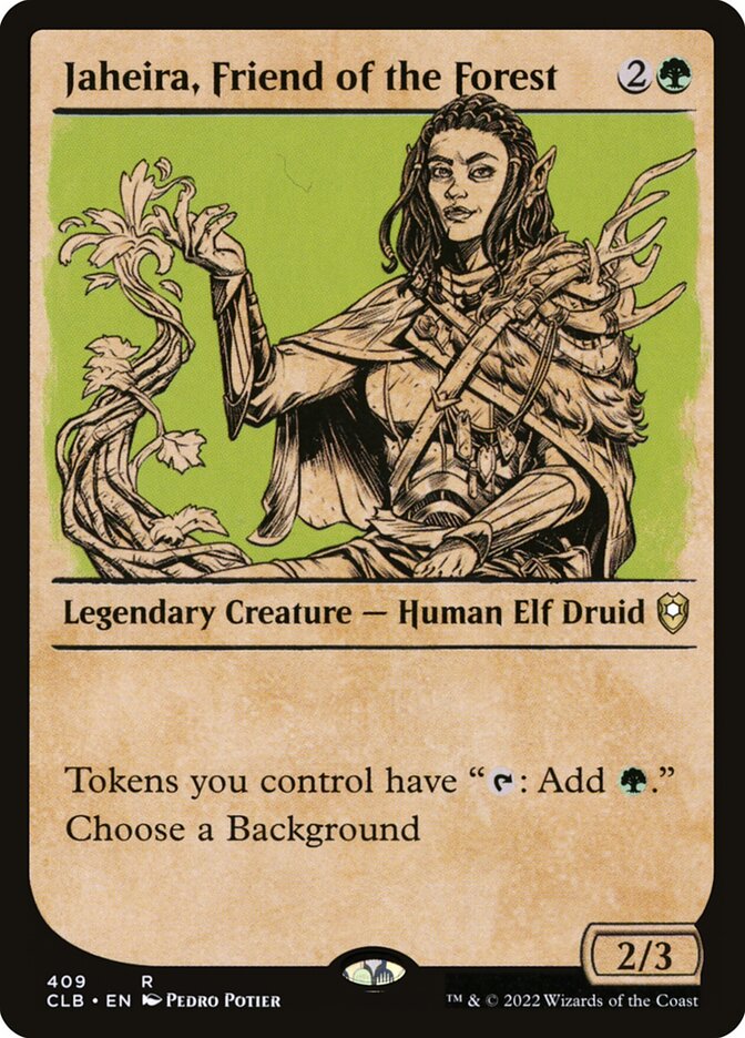 Jaheira, Friend of the Forest 409 (Commander Legends: Battle for Baldur's Gate)  - Foil | Good Games Morley