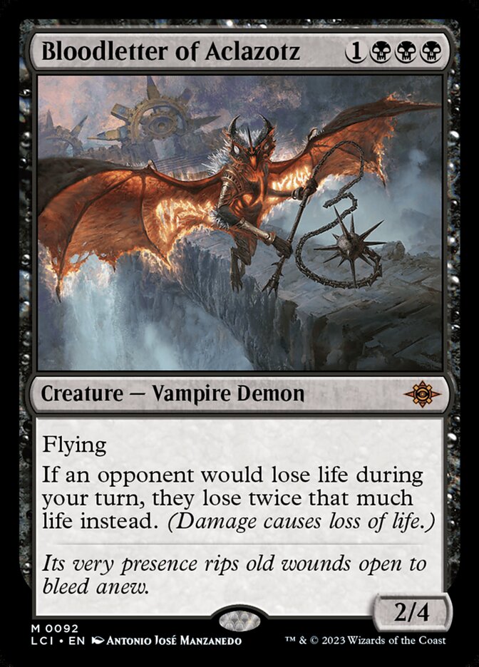 Bloodletter of Aclazotz 92 (The Lost Caverns of Ixalan)  - Foil | Good Games Morley