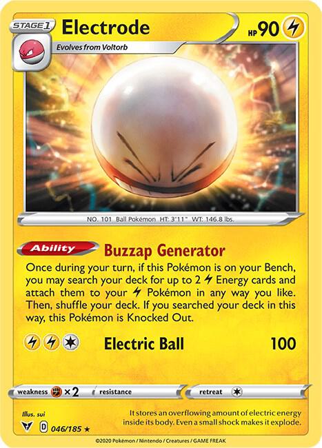 Electrode 046/185 (SWSH04: Vivid Voltage)  - Holofoil | Good Games Morley