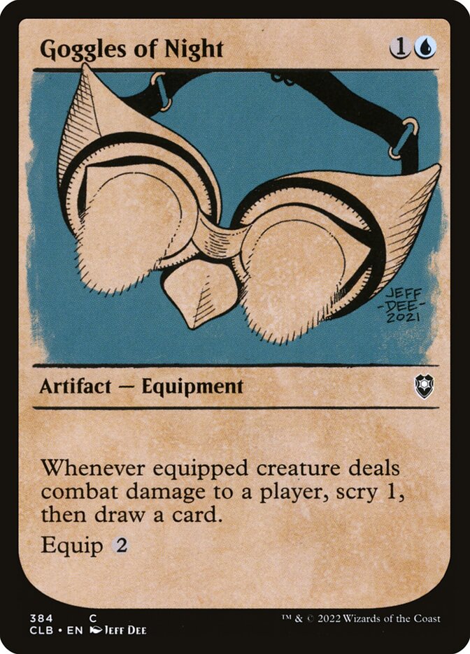 Goggles of Night 384/361 (Commander Legends: Battle for Baldur's Gate)  - Foil | Good Games Morley