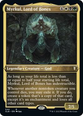 Myrkul Lord of Bones Foil Etched 544 (Commander Legends: Battle for Baldur's Gate)  - Foil | Good Games Morley