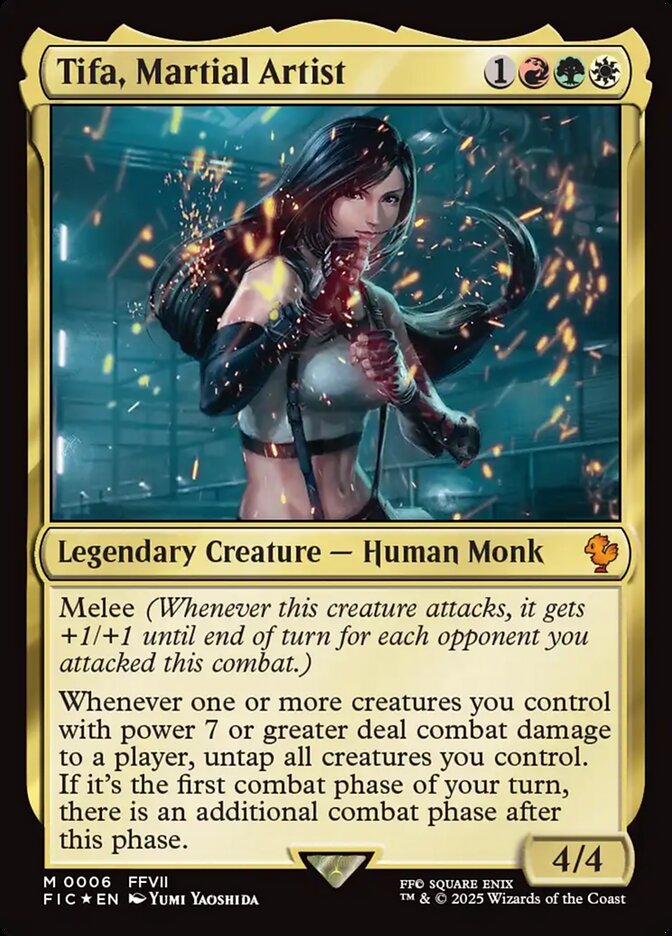 Tifa, Martial Artist 6 (Commander: FINAL FANTASY)  - Foil | Good Games Morley