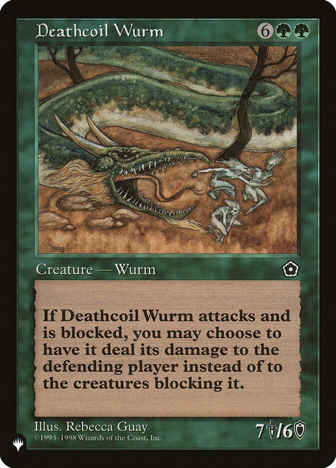 Deathcoil Wurm P02-125/5075 (The List Reprints)  | Good Games Morley