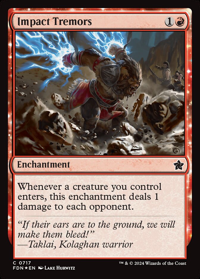 Impact Tremors 717 (Foundations)  - Foil | Good Games Morley