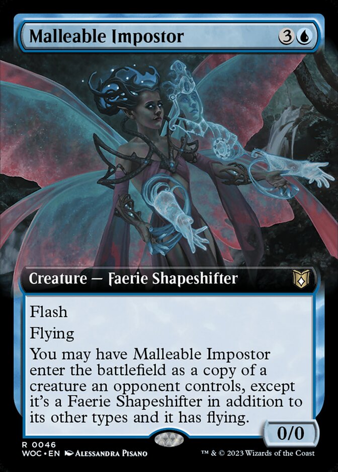 Malleable Impostor 46/173 (Commander: Wilds of Eldraine)  - Extended Art | Good Games Morley