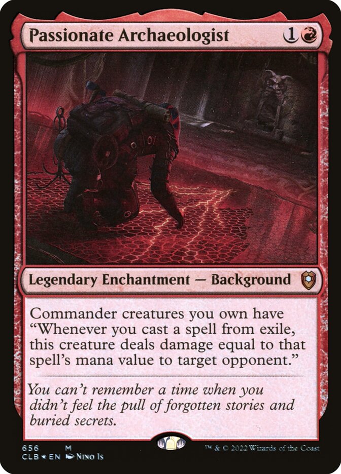 Passionate Archaeologist 656 (Commander Legends: Battle for Baldur's Gate)  - Foil | Good Games Morley