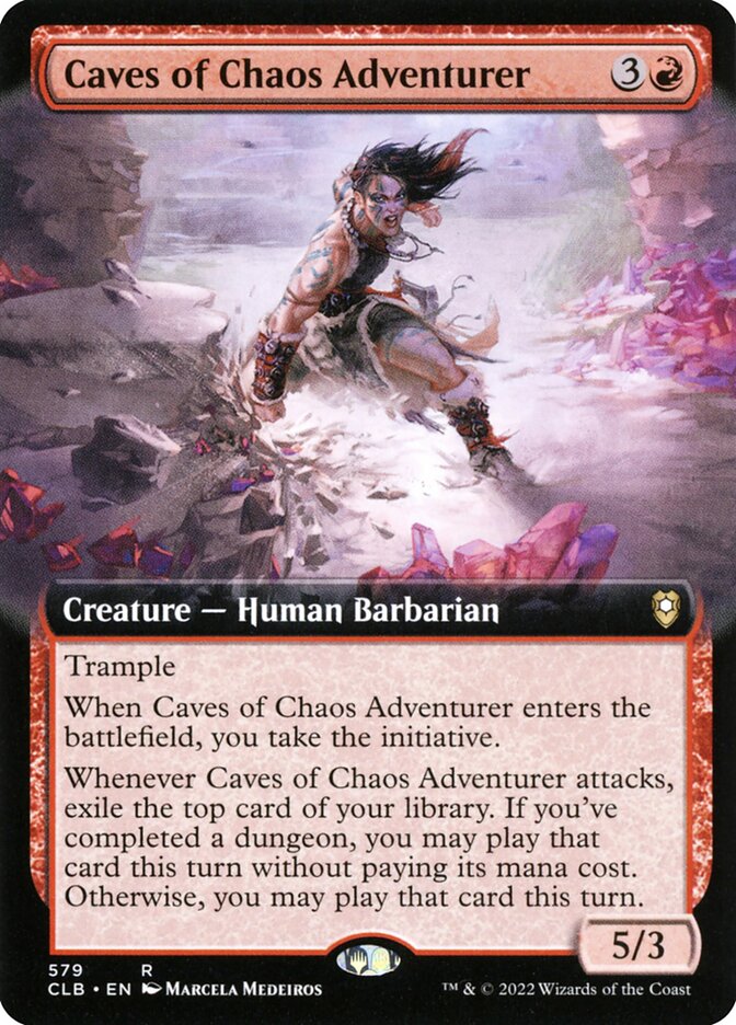 Caves of Chaos Adventurer 579 (Commander Legends: Battle for Baldur's Gate)  - Foil | Good Games Morley