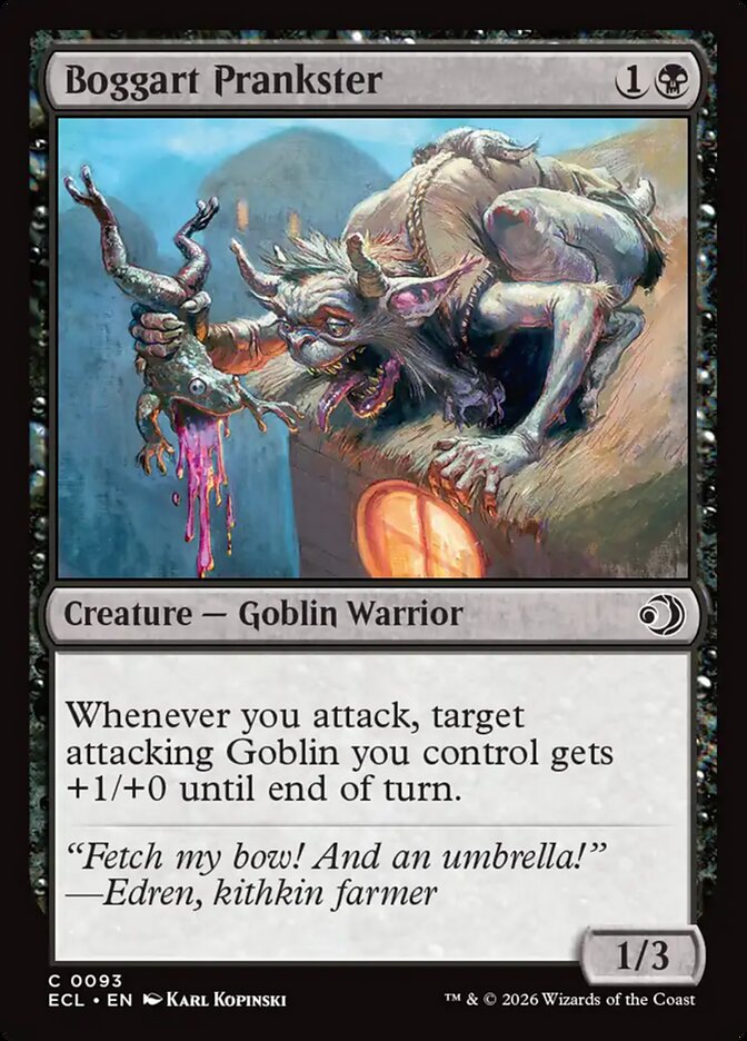 Boggart Prankster 93/273 (Lorwyn Eclipsed)  - Foil | Good Games Morley