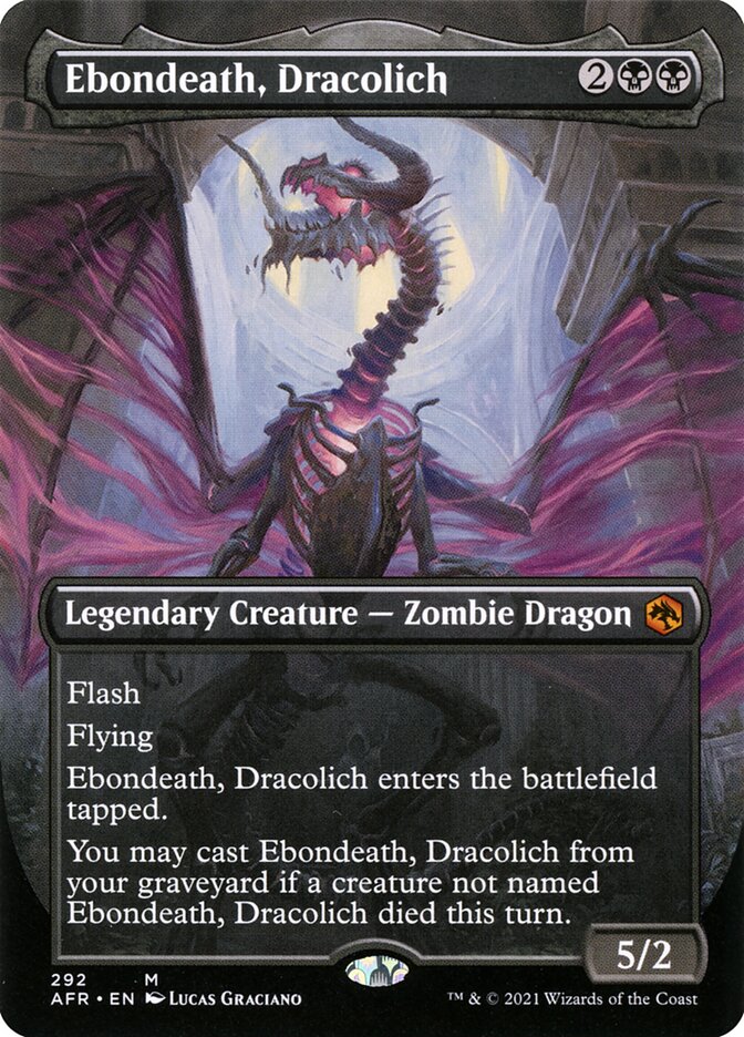 Ebondeath, Dracolich 292 (Adventures in the Forgotten Realms)  - Foil | Good Games Morley