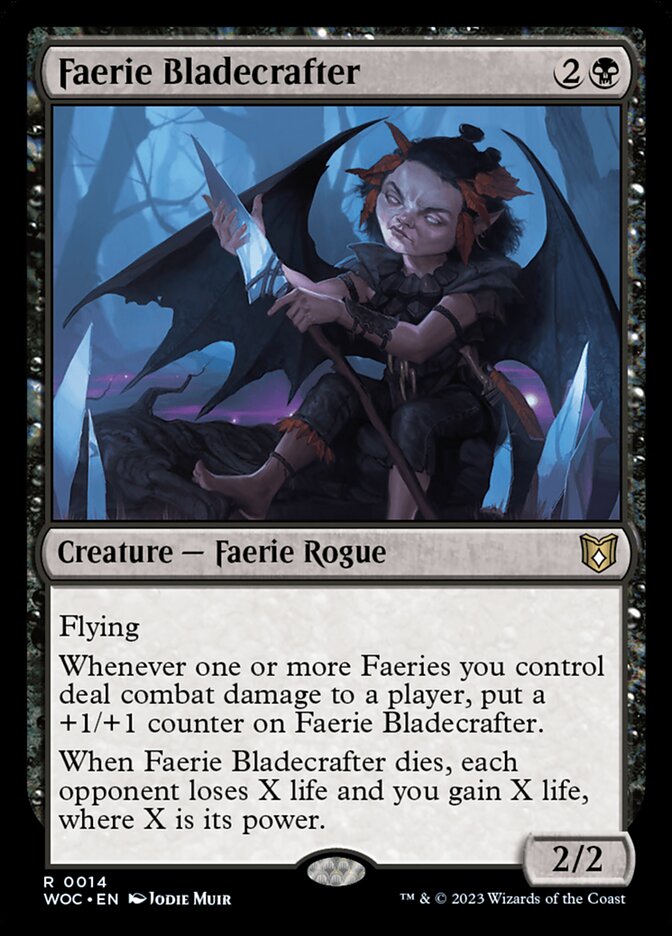 Faerie Bladecrafter 14/173 (Commander: Wilds of Eldraine)  | Good Games Morley