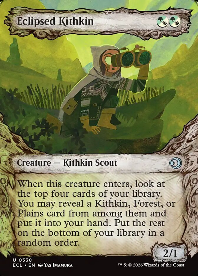 Eclipsed Kithkin  338/273 (Lorwyn Eclipsed)  - Showcase Foil | Good Games Morley
