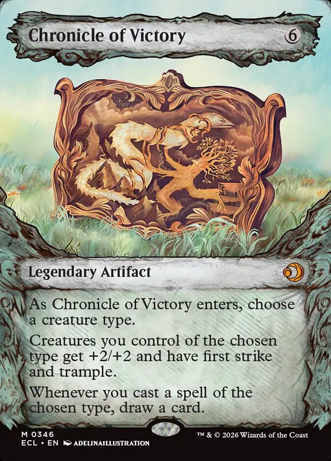 Chronicle of Victory Showcase 346 (Lorwyn Eclipsed)  - Showcase Foil | Good Games Morley