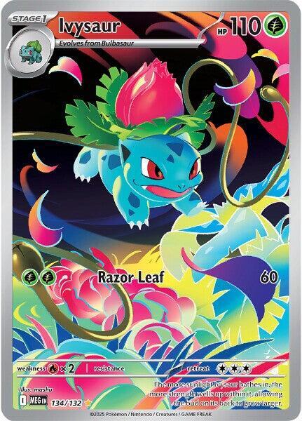 Ivysaur 134/132 (ME01: Mega Evolution)  - Holofoil | Good Games Morley
