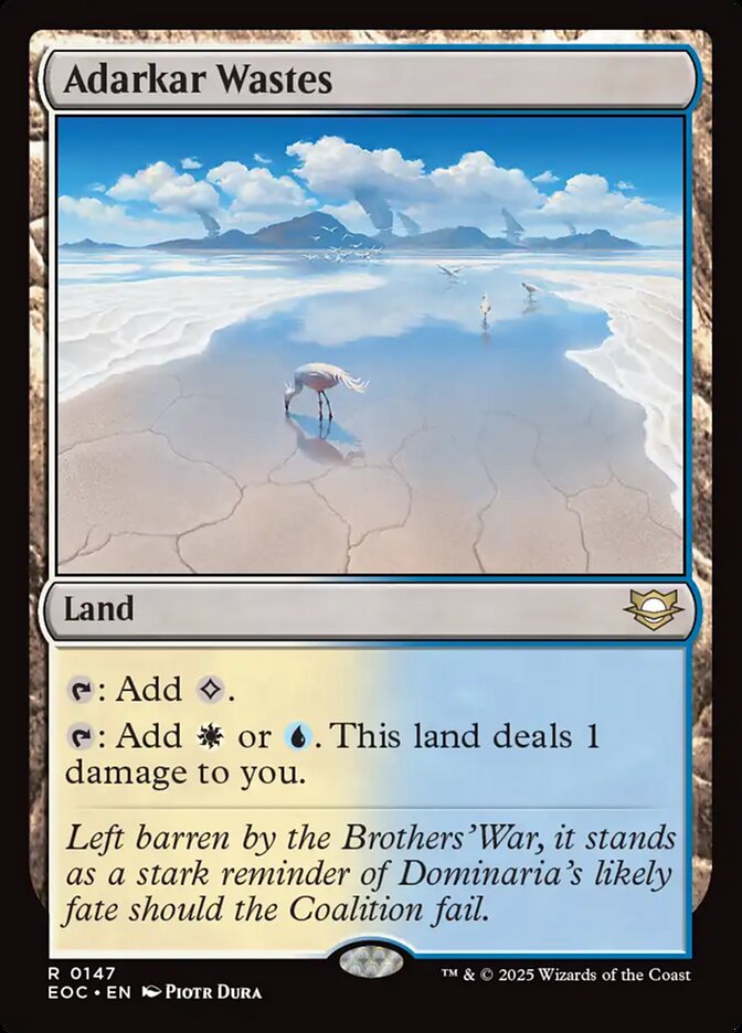 Adarkar Wastes 147 (Commander: Edge of Eternities)  | Good Games Morley