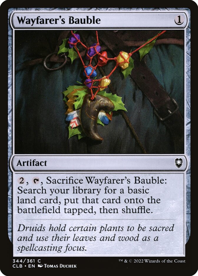 Wayfarer's Bauble 344 (Commander Legends: Battle for Baldur's Gate)  - Foil | Good Games Morley