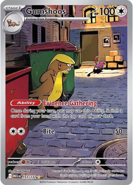 Gumshoos 153/132 (ME01: Mega Evolution)  - Holofoil | Good Games Morley