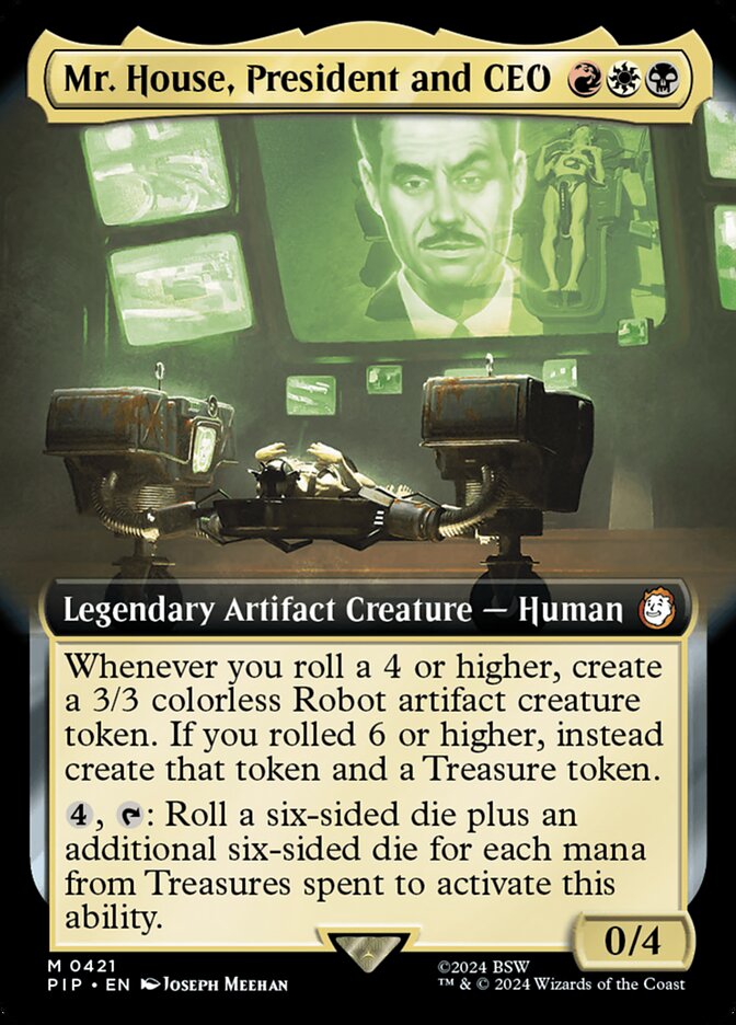 Mr. House, President and CEO 421/1076 (Universes Beyond: Fallout)  - Foil | Good Games Morley