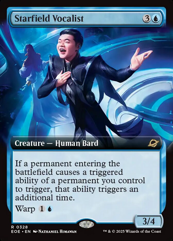 Starfield Vocalist 328/276 (Edge of Eternities)  - Extended Art  | Good Games Morley