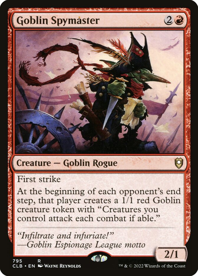 Goblin Spymaster 795 (Commander Legends: Battle for Baldur's Gate)  | Good Games Morley