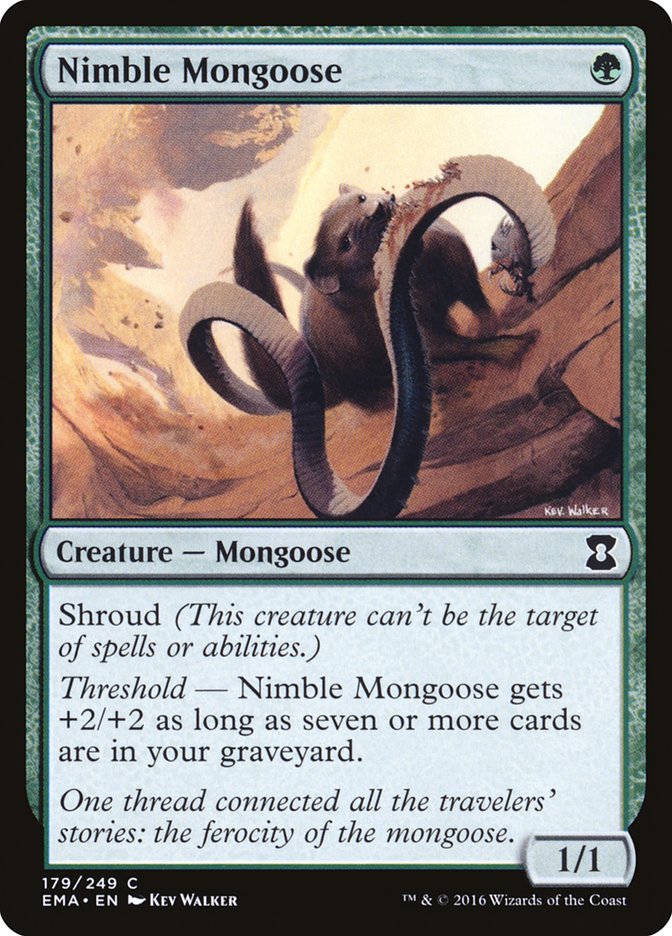 Nimble Mongoose 179 (Eternal Masters)  | Good Games Morley