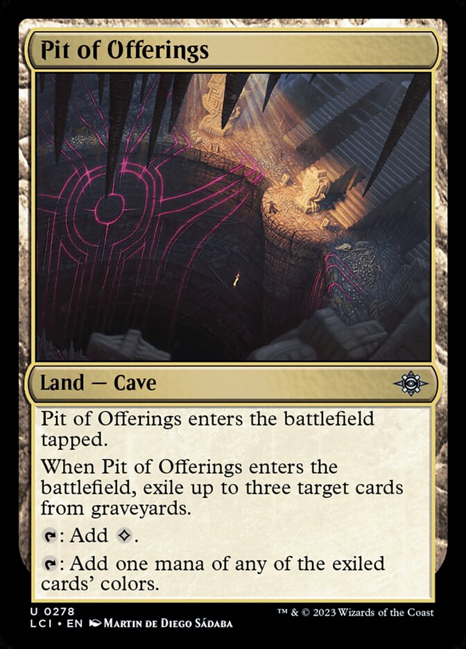 Pit of Offerings 278/291 (The Lost Caverns of Ixalan)  | Good Games Morley