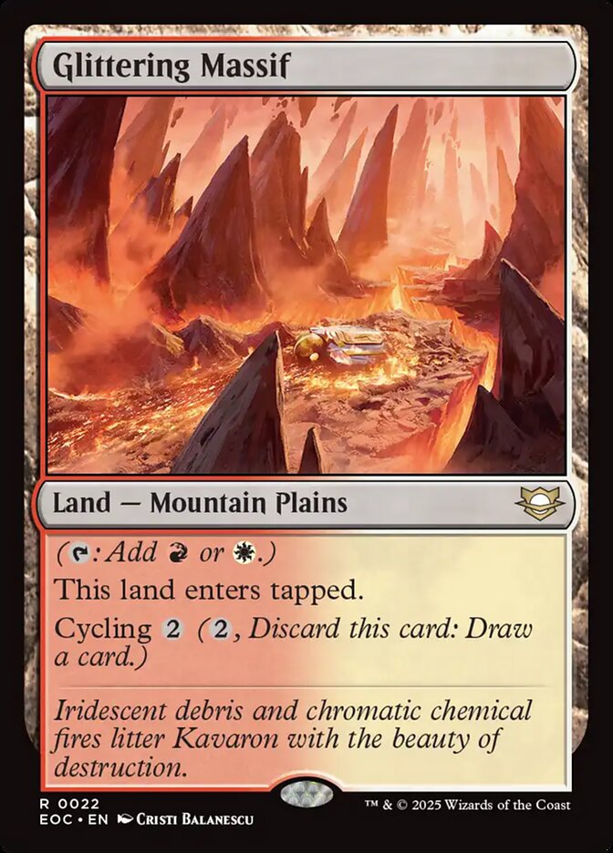 Glittering Massif 22 (Commander: Edge of Eternities)  | Good Games Morley
