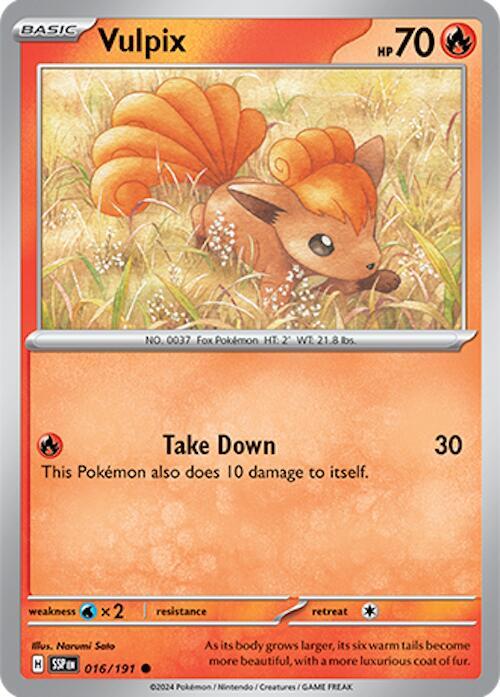 Vulpix 016/191 (SV08: Surging Sparks)  | Good Games Morley